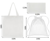 Pencil/Makeup Bag, Tote Bag & Drawstring Bag ice-dyed