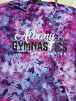 Albany Gymnastics ice-dyed tee