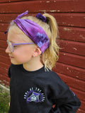 Ponytail, Headband & Bandana ice-dyed