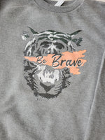 Be Brave fleece crewneck