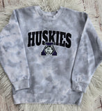 Curved Huskies Crewneck (adult & youth)