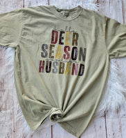 Hello Deer Season Goodbye Husband tee