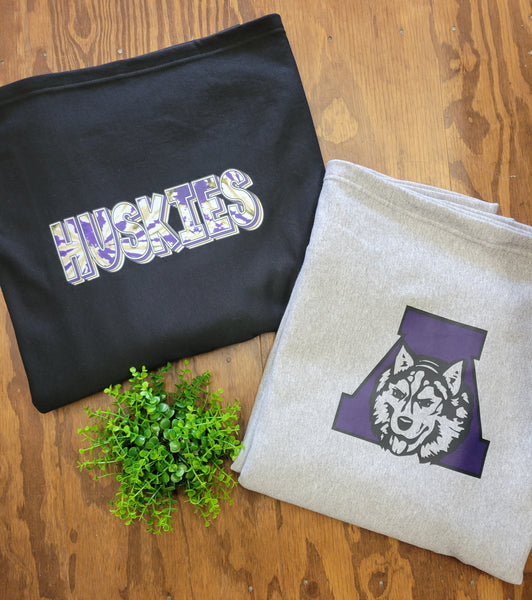 Huskies Fleece Blanket