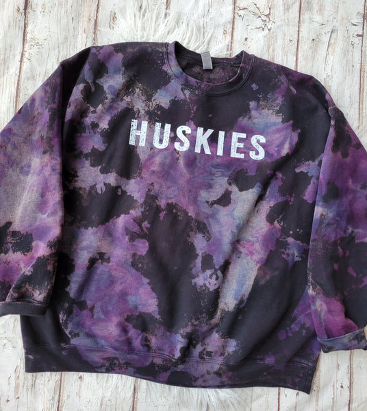 Huskies Reverse/Ice-dye (adult & youth)