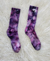 Purple Ice-dyed Socks