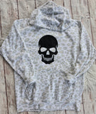 White Leopard Skull hoodie
