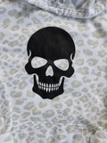White Leopard Skull hoodie
