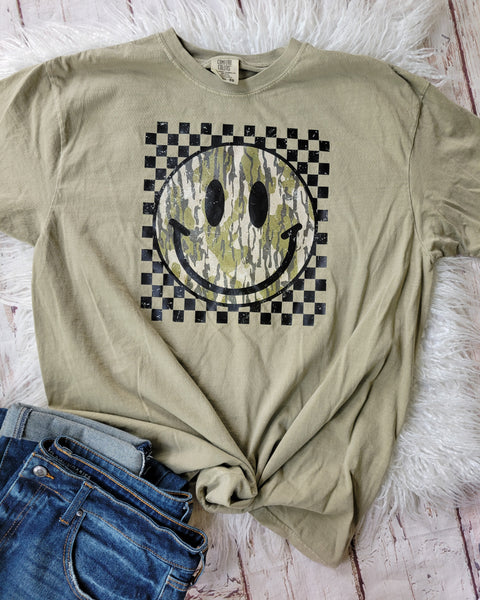 Camo Happy tee