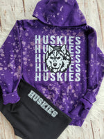 Huskies Purple Acid-Wash (adult & youth)