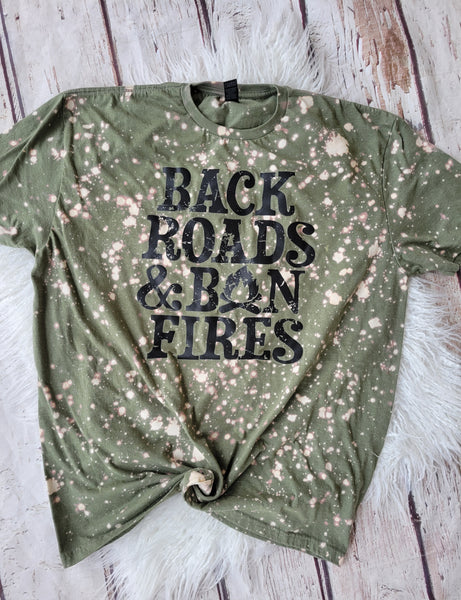 Back Roads & Bon Fires tee