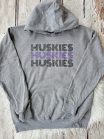 Huskies Black, Purple, Black (adult & youth)