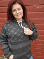 Black Stars & Stripes hoodie