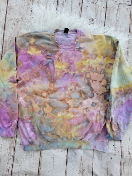 Sunset ice-dyed sweatshirt